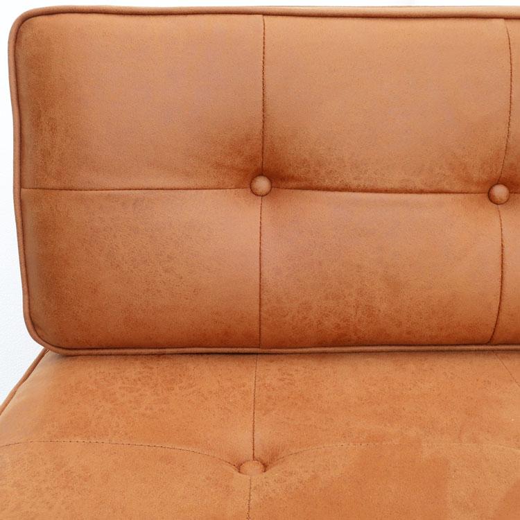 中古 設置込み CRASH GATE ハーマンソファー 3人掛け キャメル 幅193cm
