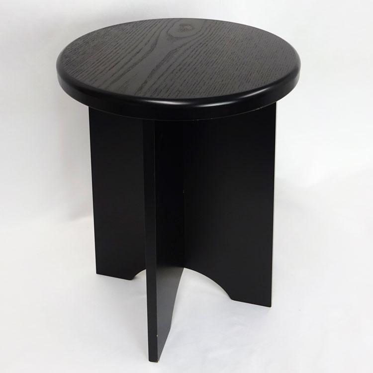 中古 円椅 ブラック 高さ44.5cm 裏千家用 茶道具 組立式椅子 中古 円椅 ブラック 高さ44.5cm 裏千家用 茶道具 組立式椅子
