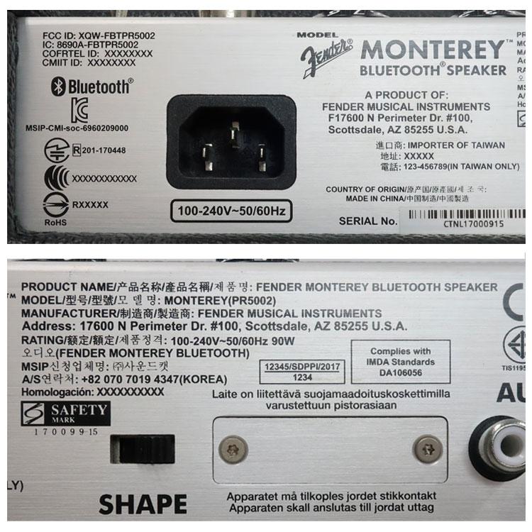 Fender（フェンダー） 中古 やや良品 Fender MONTEREY Bluetooth