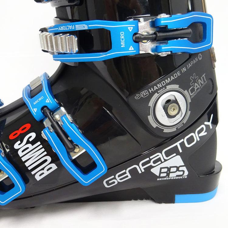 GEN FACTORY 【中古】〇即納〇 スキーブーツ BUMPS 8 ブラック GEN FACTORY 【中古】〇即納〇 スキーブーツ BUMPS 8 ブラック