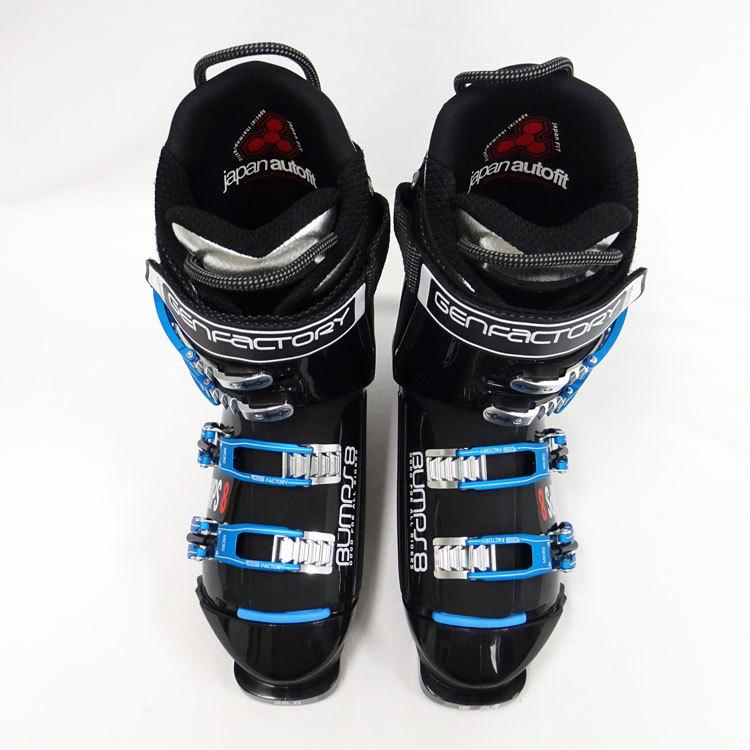 GEN FACTORY 【中古】〇即納〇 スキーブーツ BUMPS 8 ブラック GEN FACTORY 【中古】〇即納〇 スキーブーツ BUMPS 8 ブラック