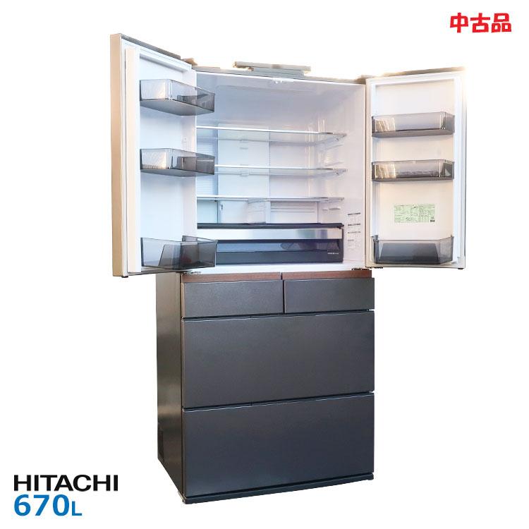 【受取り条件あり】冷蔵庫　日立　R-GXCC67T 仕様：GXCCタイプ R-GXCC67T ： 冷蔵庫 ： 日立の家電品