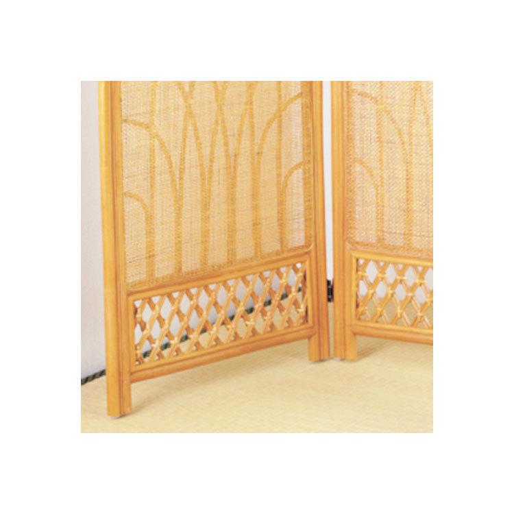 【美品】籐 ラタン 今枝商店　2連パーテーション 間仕切り　衝立　アンティーク 美品】籐 ラタン 今枝商店 2連パーテーション 間仕切り 衝立