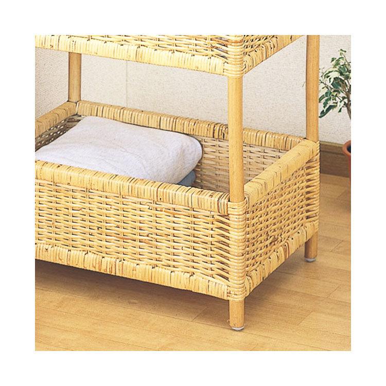 今枝商店 ラタン2段ランドリー K-11 メーカー取り寄せ品/籐 ラタン 籐