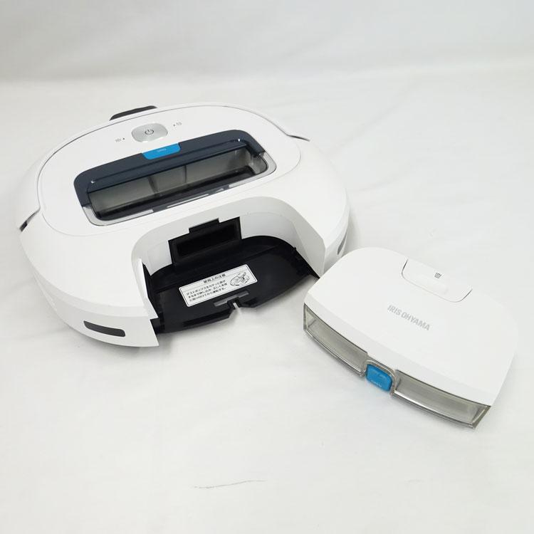 IRIS OHYAMA ロボット掃除機 IC-R01 ホワイト　未使用品 Amazon | アイリスオーヤマ ロボット掃除機 水拭き 自動充電