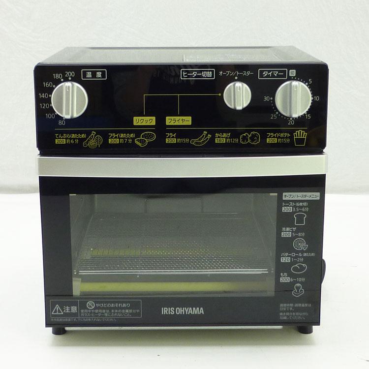 L496★アイリスオーヤマノンフライオーブンFVX-D3A-B保証付き・送料無料 Amazon.co.jp: アイリスオーヤマ オーブントースター トースト 4