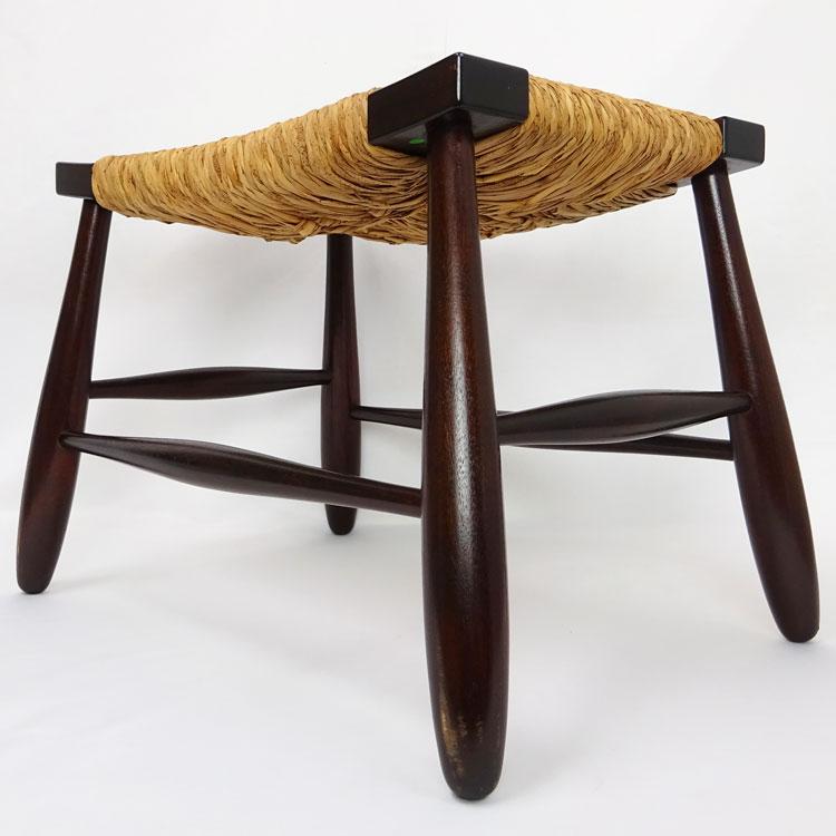 中古 松本民芸家具 #518型ラッシスツール い草 KG-NN-0041 和風 レトロ