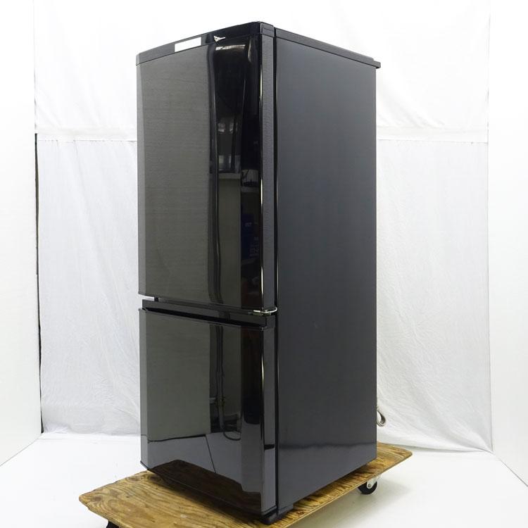 三菱 冷蔵庫 ブラック 2015年製 中古】【設置込み】三菱 146L 2015年製 