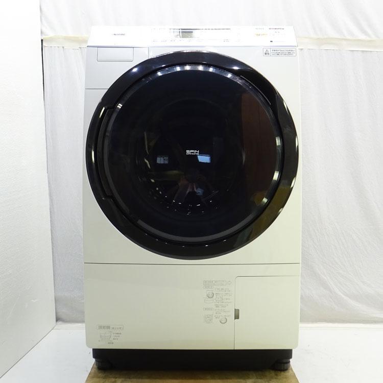 【中古】【設置込み】 Panasonic ドラム式洗濯乾燥機 10.0kg NAVX7600LW 左開き クリスタルホワイト 2016年製 ななめドラム ★通常2〜4営業日以内に発送★
