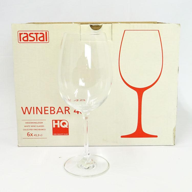 中古】【未使用】〇即納〇 RASTAL ワイングラス6個セット