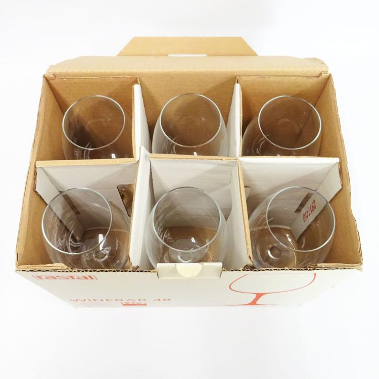 中古】【未使用】〇即納〇 RASTAL ワイングラス6個セット WINEBAR48 