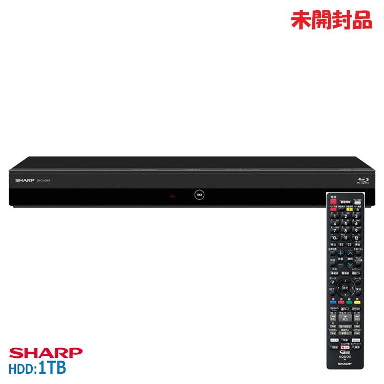 AQUOS 中古 未開封品 SHARP ブルーレイディスクレコーダー HDD1TB 2B