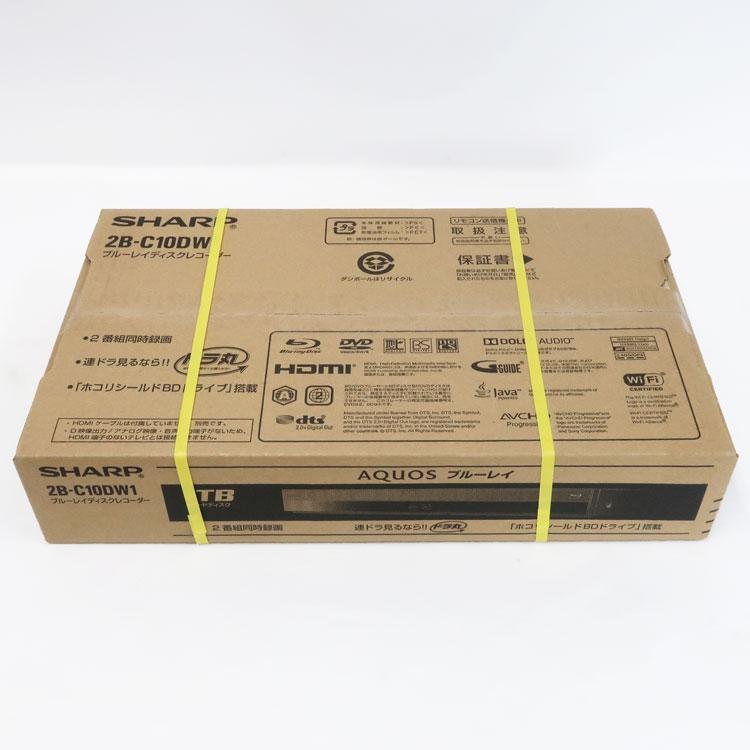 N) SHARP AQUOS Blu-rayレコーダー 2B-C10DW1 AQUOS 中古 未開封品 SHARP ブルーレイディスクレコーダー HDD1TB 2B