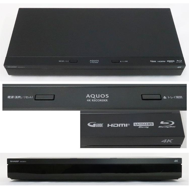 AQUOS 4K 中古 良品 SHARP 4Kレコーダー 4B-C40ET3 2024年製 ブラック