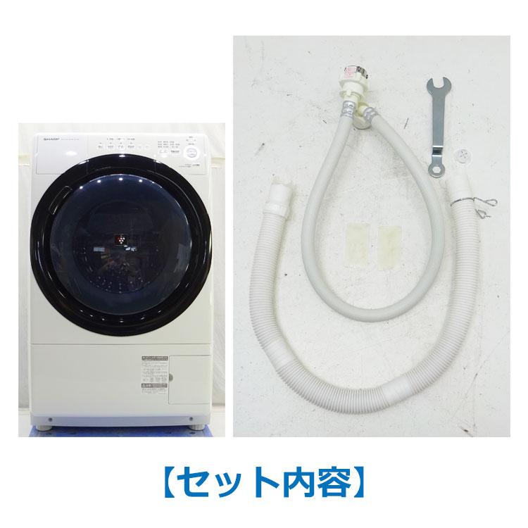 ES-S7E-WR ドラム式洗濯機　中古 ES-S7E-WR ドラム式洗濯乾燥機 ホワイト系 [洗濯7.0kg /乾燥3.5