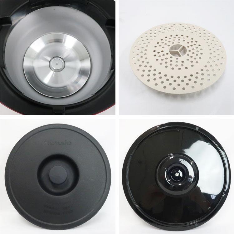 ヘルシオ ホットクック 中古 SHARP 水なし自動調理鍋 KN-HW24C-R 2018