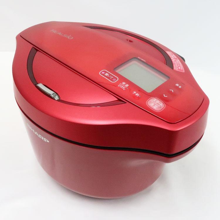 ヘルシオ ホットクック 中古 SHARP 水なし自動調理鍋 KN-HW24C-R 2018