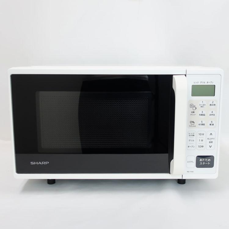 SHARP ブラックオーブンレンジ　RE-F165　美品　極上品 RE-F165 | オーブン・電子レンジ：シャープ