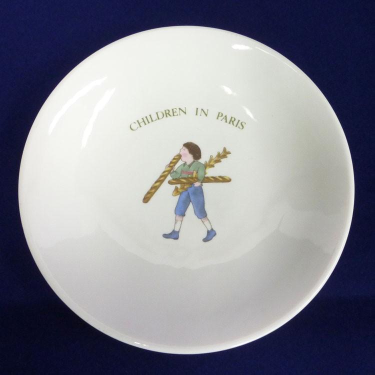 たち吉 【中古】（美品）〇即納〇たち吉 CHILDREN IN PARIS 小皿5枚