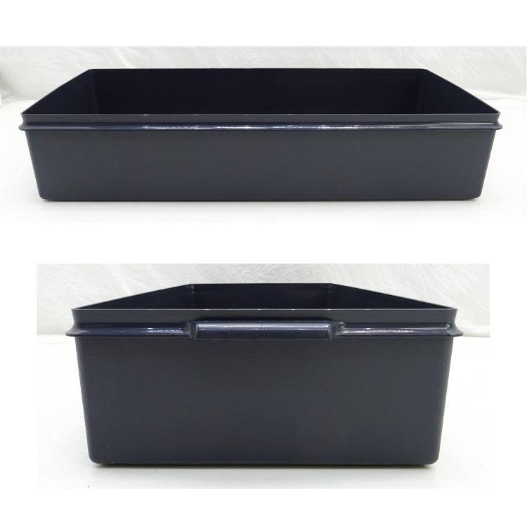tupperwear 黒　ロングスーパーケース　タッパーウェア　5個セット 中古】〇即納〇 Tupperware ロングスーパーケース ベルベット 大型収納