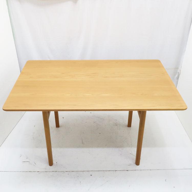 中古 搬入込み 良品 unico LOM ダイニングテーブル W1200 ナチュラル