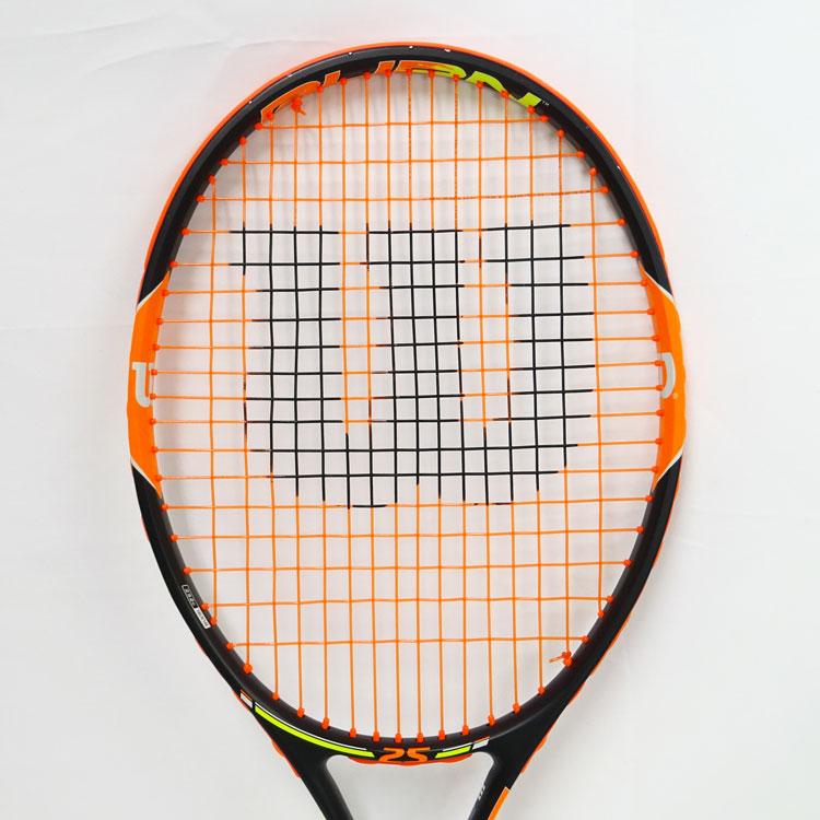 中古】〇即納〇 Wilson 硬式テニスラケット BURN25 カバー付 中古】〇即納〇 Wilson 硬式テニスラケット BURN25 カバー付