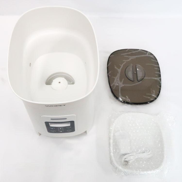 中古 未使用品 WOPET ペット用自動給餌器 F05 ホワイト 犬・猫用
