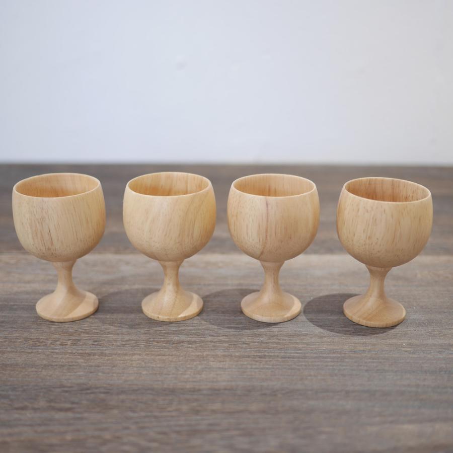 EAGLE Products イーグルプロダクツ Stemmed Wooden Cup 4pcs  ステムドウッデングラス 4個セット LF61 |  | 01