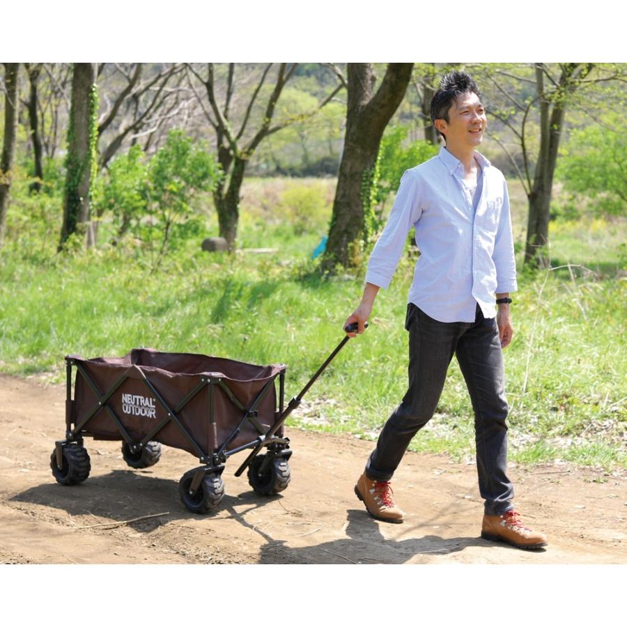 NEUTRALOUTDOOR(ニュートラルアウトドア)オフロードキャリアワゴン 新商品「オフロードキャリアワゴンⅢ」の商品ページが公開され