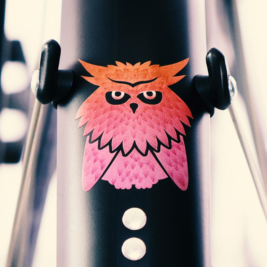 REFLECTIVE BERLIN リフレクティブベルリン DECAL デカールシリーズ OWL オウル black ブラック リフレクター 反射 子供 安全 |  | 02