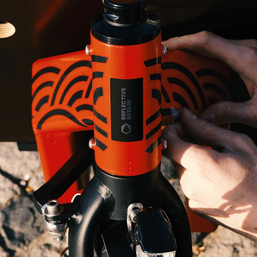 REFLECTIVE BERLIN リフレクティブベルリン SHAPE シェイプ シリーズ SUNRISE サンライズ white ホワイト リフレクター 反射 子供 安全 |  | 02