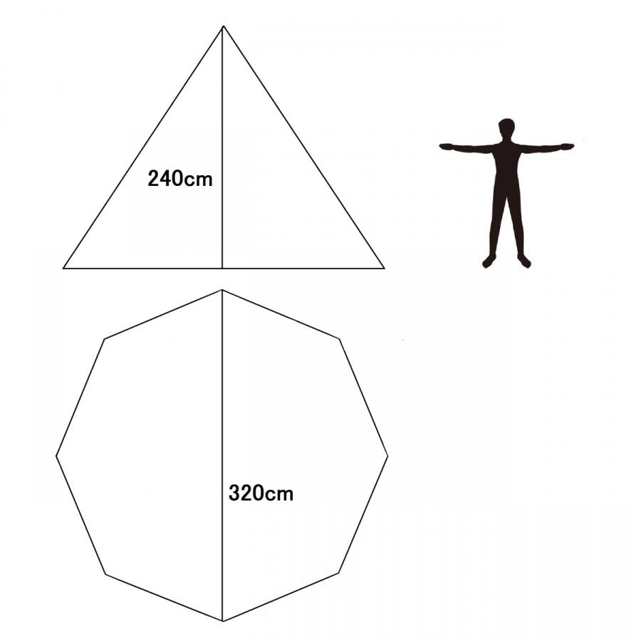 Tschum 予約商品 チャン 4P KATUN tent nut brown カトゥン