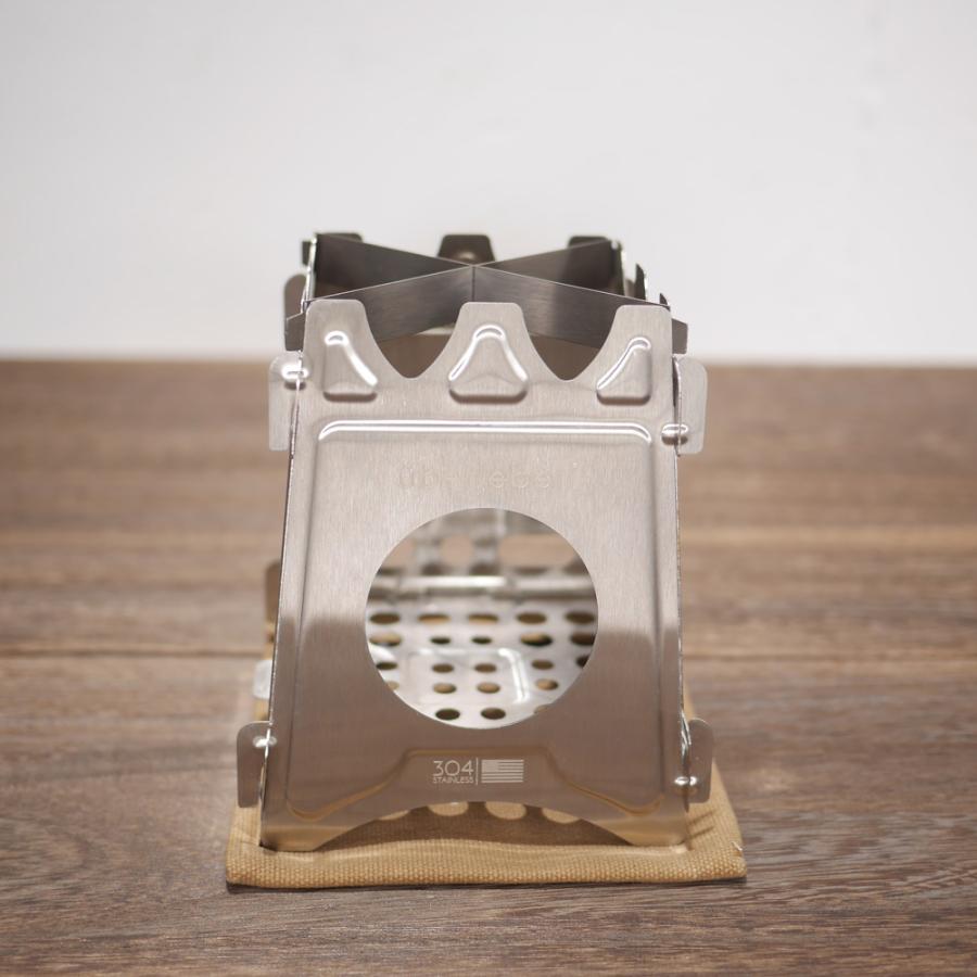 Uberleben ウーバーリーベン Stoker Flatpack Stove stainless ストーカー フラットパック ストーブ ステンレス | 