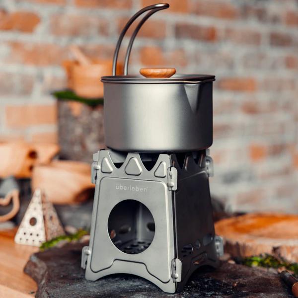 Uberleben ウーバーリーベン Stoker Flatpack Stove stainless
