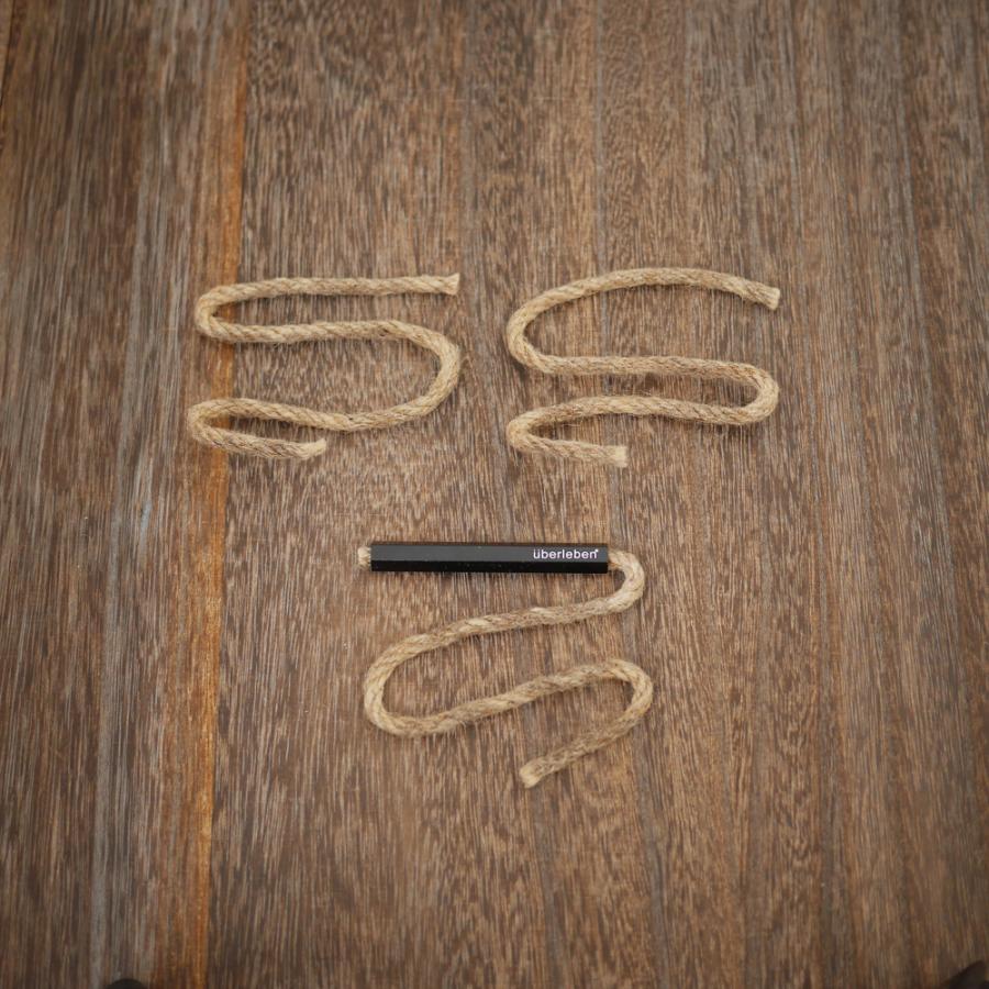 Uberleben ウーバーリーベン Tindar Wick + Bello ティンダーウィック + ベロ― 着火ツール ブッシュクラフト ソロキャンプ 麻ひも |  | 03
