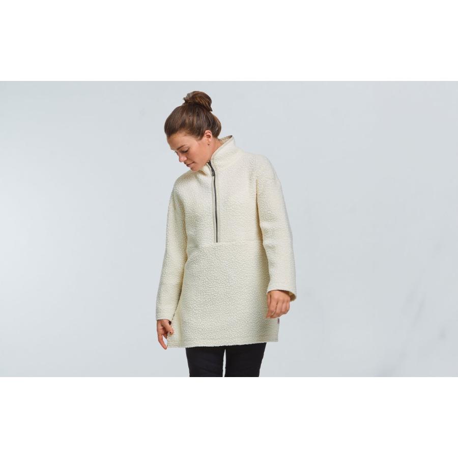 VARGKLADER ヴァーグクレイダー W DUVED WOOL ANOLAK デュヴド ウール アノラック off white XL サイズ  ウール  ワンピース  リトアニア製　サンプル品 | 