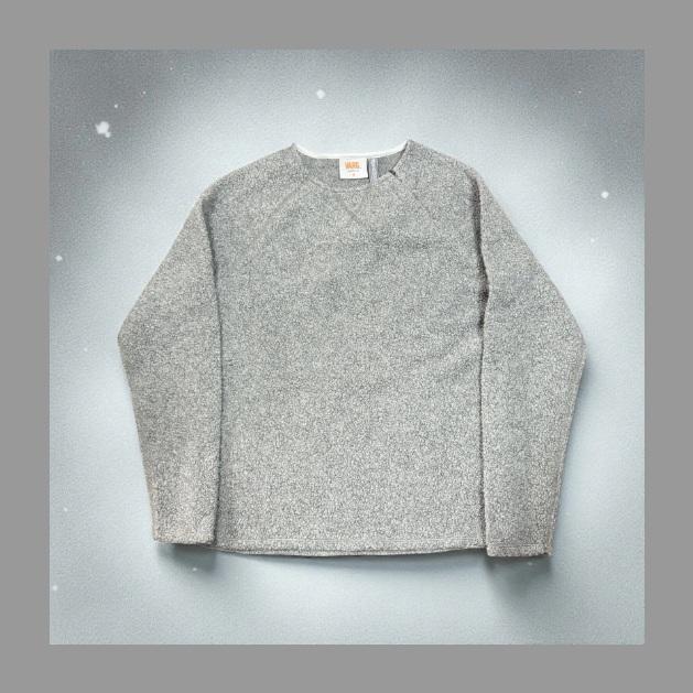VARGKLADER ヴァーグクレイダー M FARO WOOL JERSEY ファロ ウール ジャージ granut grey  ハイキング  アウトドア  スナップT リサイクルウール サンプル | 