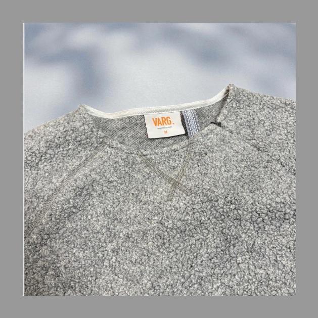 VARGKLADER ヴァーグクレイダー M FARO WOOL JERSEY ファロ ウール ジャージ granut grey  ハイキング  アウトドア  スナップT リサイクルウール サンプル |  | 01
