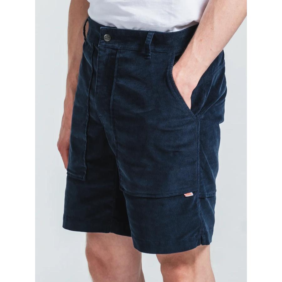 VARGKLADER ヴァーグクレイダー M VAXHOLM SHORTS ヴァクスホルム ショーツ navy blue M サイズ ネイビーブルー ストレッチ コーデュロイ サンプル品 |  | 03