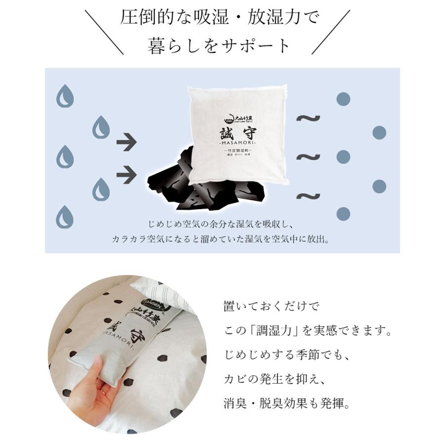 竹炭 除湿  調湿 消臭　竹炭 選べる8つのセット　国産竹炭　誠守　【今だけ大袋3kgに増量中!!】 |  | 04