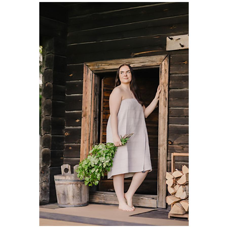 SAUNA レディス ラップタオル】 HARVIA ハルビアオリジナル ホワイト