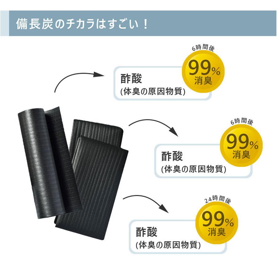 備長炭シート 30×450cm 3本セット 最安に挑戦 半永久に使える防湿 防