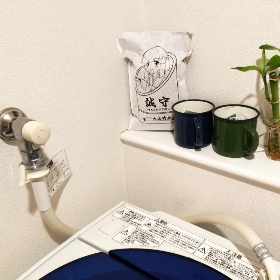 除湿脱臭 国産竹炭 室内用 調湿竹炭  誠守  中袋 [17×25cm]x1袋 大山竹炭 鳥取県認定グリーン商品 「誠守」 |  | 14