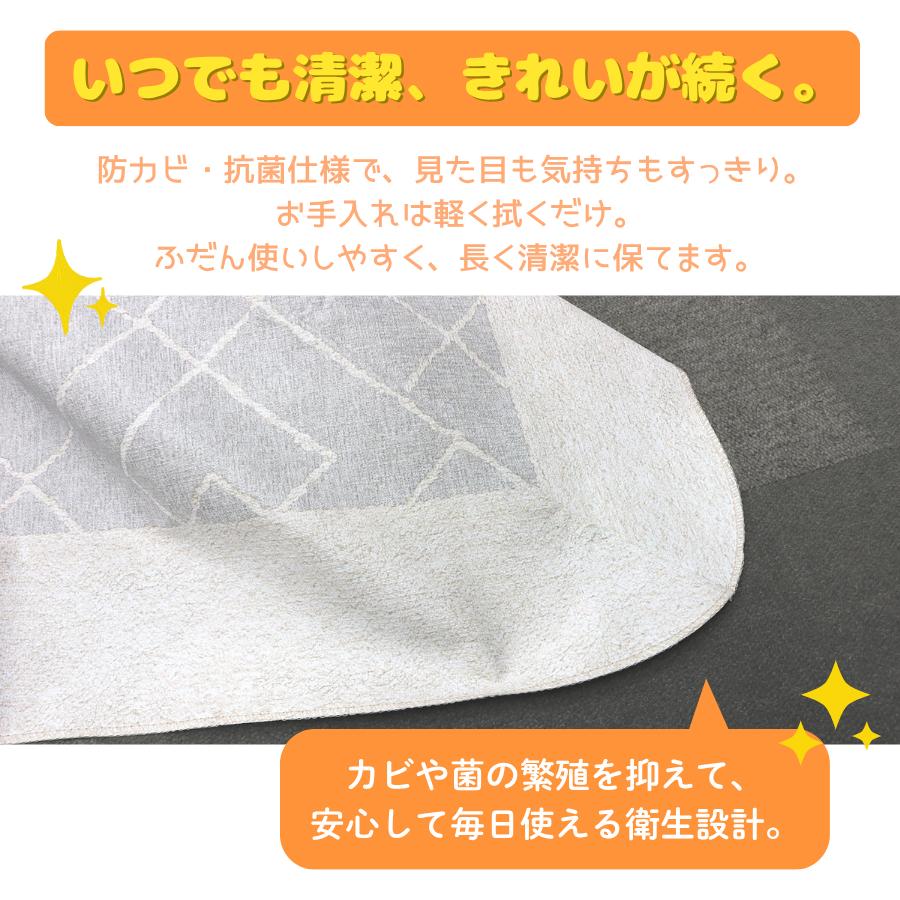 防水こたつ上掛け ルンド グレー 【保温力アップ 節電効果 】［210