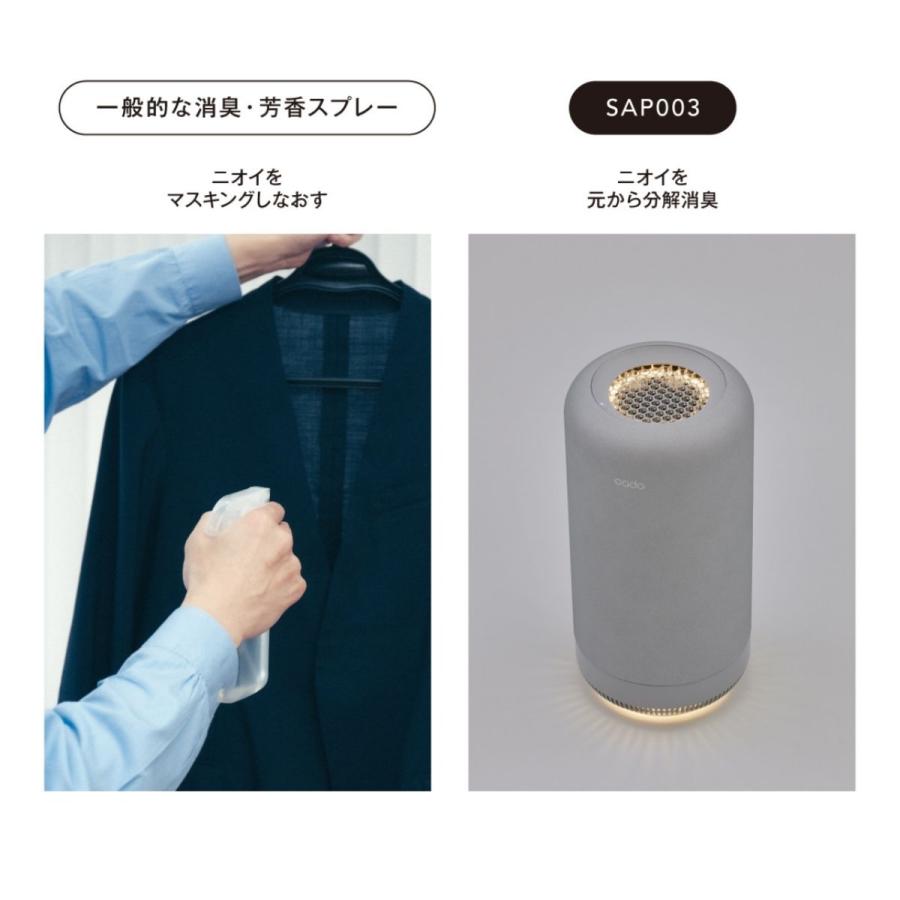 cado（カドー） お部屋の空気に自信を！ SAP-003 除菌脱臭機 小型 驚き