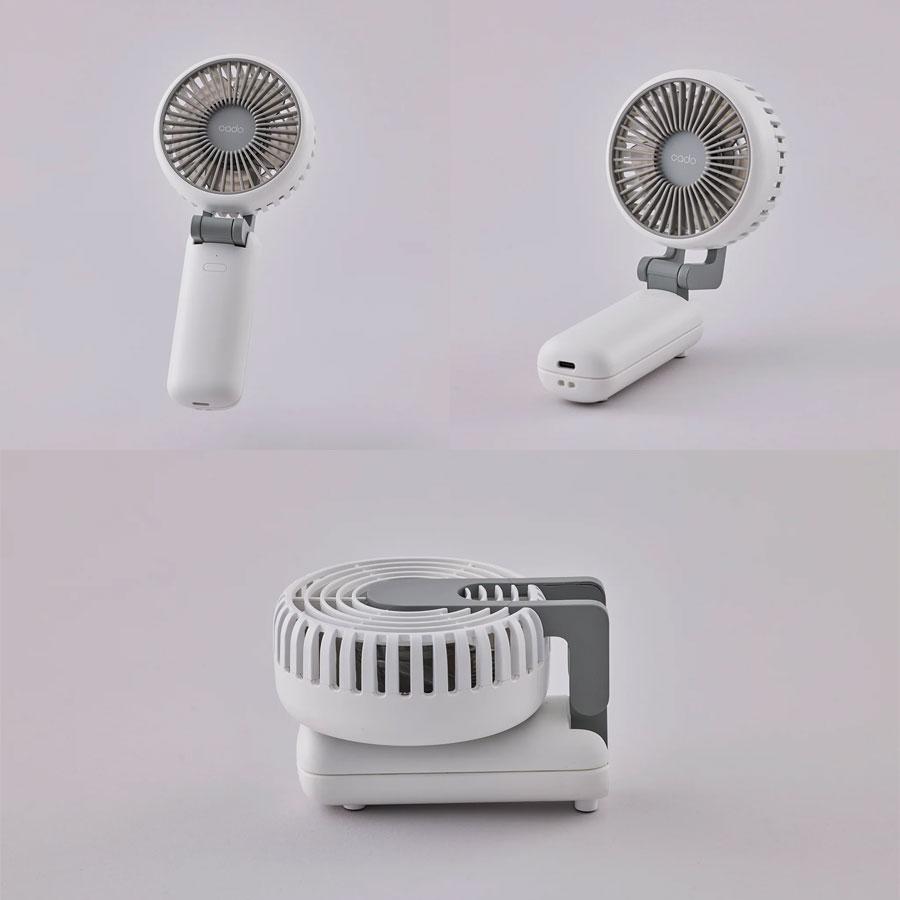 cado ハンディーファン cado STREAMmini  軽量 静音 強力 充電式 ポータブル扇風機 大人のためのハンディーファン　爆買 | cado | 12