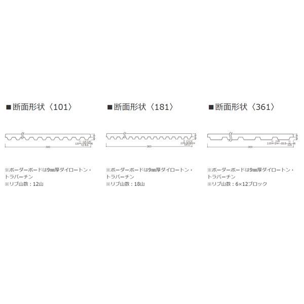 最安値に挑戦中! ダイロートン リブ15mm TK3101 ＜101＞厚さ