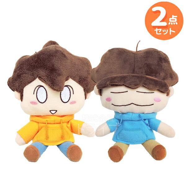 8月中旬入荷予定 あたしンち みかん ＆ ユズヒコ 姉弟 ぬいぐるみ