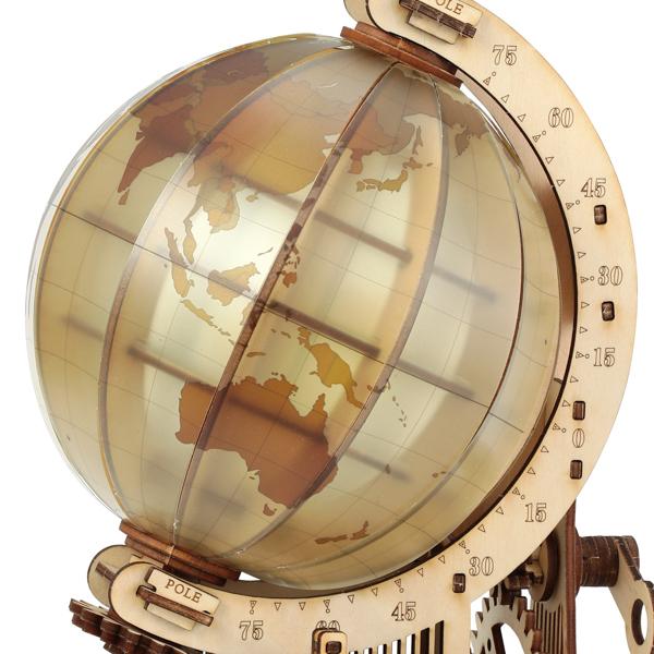 ウッドパズル地球儀  工作キット 58416 584164 ラッピング不可 |  | 07