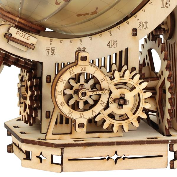 ウッドパズル地球儀  工作キット 58416 584164 ラッピング不可 |  | 08